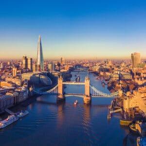 Aerial,Panoramic,Cityscape,View,Of,London,And,The,River,Thames,
